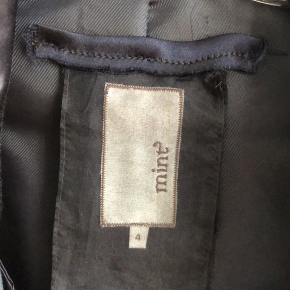 Navy satin jacket - Picture 3 of 4